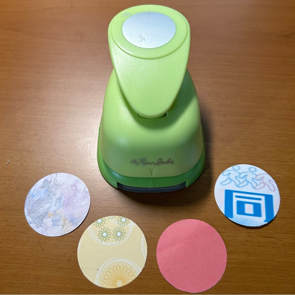 1-1/2” circle punch from the Paper Studio